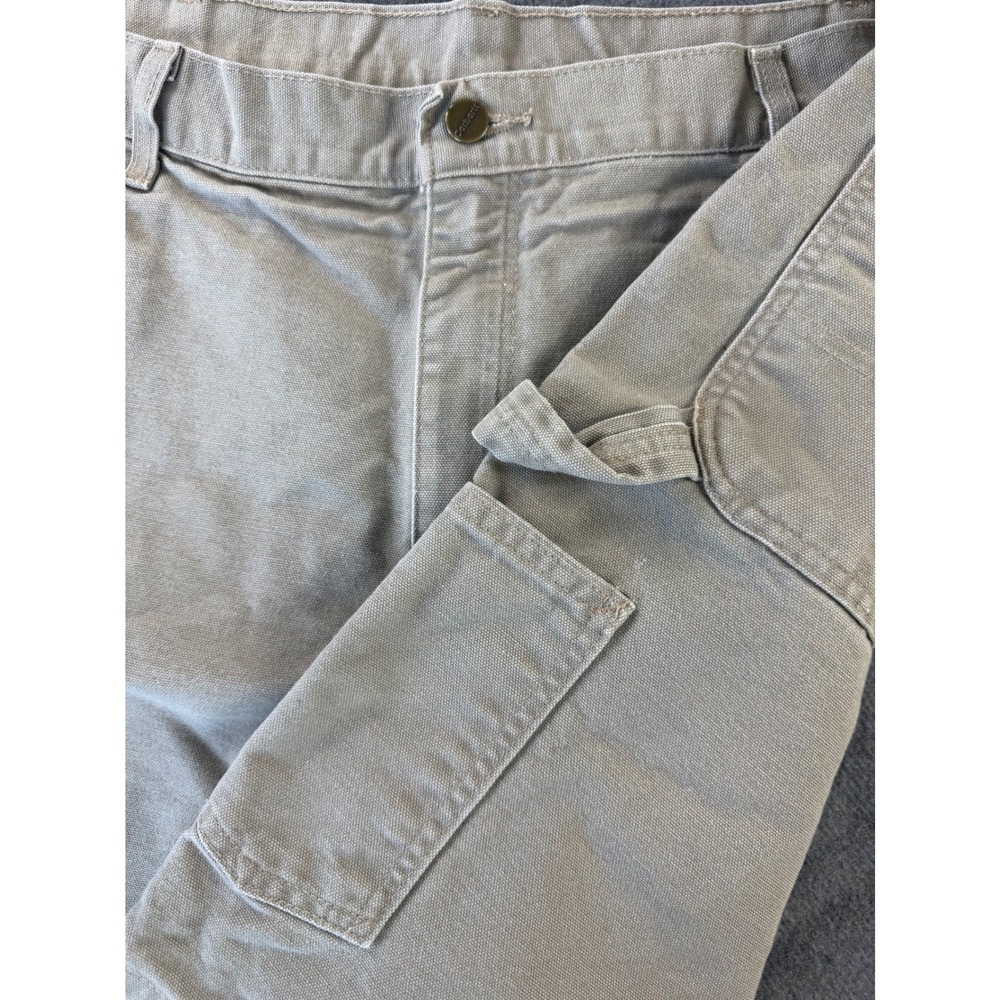Carhartt Carpenter Shorts Mens 40 Desert Tan B25 DES Duck Canvas Utility Work